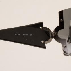 Pre Owned Bvlgari Temple Embellished Temple Shield Sunglasses