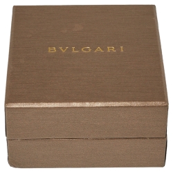 Pre Owned Bvlgari Black Calfskin Serpenti Forever Double Coil Bracelet