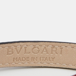 Bvlgari Serpenti Forever Red Karung Leather Double Wrap Bracelet