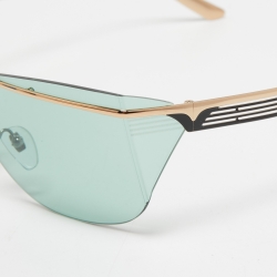Bvlgari Green 6139 Rectangle Sunglasses
