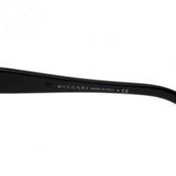 Pre Owned Bvlgari Black Special Fit Cats Eye Sunglasses