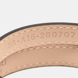 Bvlgari Serpenti Forever Double Coiled Leather Gold Tone Bracelet