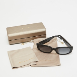 Bvlgari Black/Gold Gradient 8259 Polarized Sunglasses