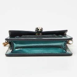 Bvlgari Green Patent Leather Serpenti Forever Bag Charm