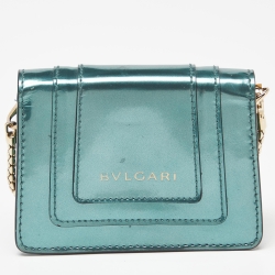 Bvlgari Green Patent Leather Serpenti Forever Bag Charm