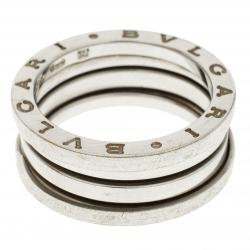 Bvlgari B.Zero1 3-Band 18k White Gold Ring Size 56