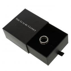 Bvlgari B.Zero1 3-Band 18k White Gold Ring Size 56