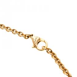 Pre Owned Bvlgari Mother of Pearl & 18k Rose Gold Sautoir Necklace