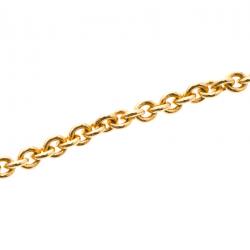 Pre Owned Bvlgari Catene 18k Yellow Gold Adjustable Chain Necklace