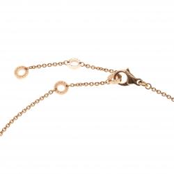 Bvlgari B.Zero1 Black Ceramic 18k Rose Gold Pendant Necklace