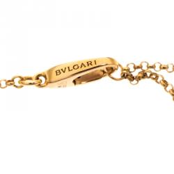 Pre Owned Bvlgari Bvlgari Mother of Pearl 18k Rose Gold Bracelet