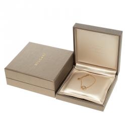 Pre Owned Bvlgari Bvlgari Mother of Pearl 18k Rose Gold Bracelet