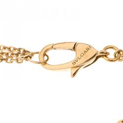 Pre Owned Bvlgari Divas's Dream Carnelian & 18k Rose Gold Bracelet