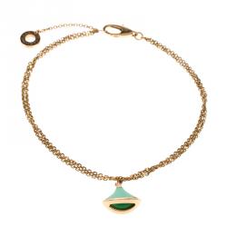 Bvlgari Divas' Dream Turquoise 18k Rose Gold Bracelet Size M/L Bvlgari