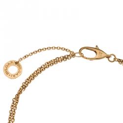 Pre Owned Bvlgari Divas' Dream Turquoise 18k Rose Gold Bracelet Size M/L