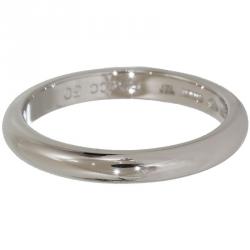 Bvlgari Fedi Platinum Wedding Band Ring Size 50