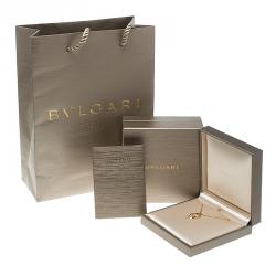 Bvlgari Serpenti Malachite Pave Diamonds Rose Gold Necklace