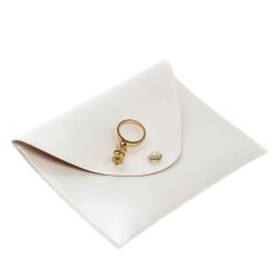 Pre Owned Bvlgari B.Zero1 18k Yellow Gold Diamond Charm Ring Size 56