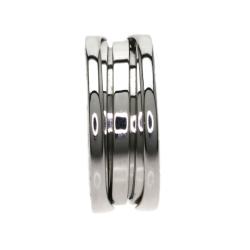 Pre Owned Bvlgari B.Zero1 White Gold 3-Band Ring Size 52