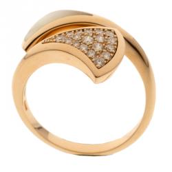 Bvlgari Divas' Dream Rose Gold and Diamonds Ring 