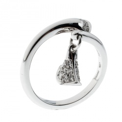Bvlgari Divas' Dream Diamond 18k White Gold Ring Size 52.5