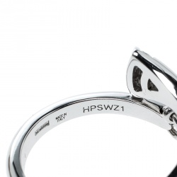 Bvlgari Divas' Dream Diamond 18k White Gold Ring Size 52.5