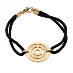 Pre Owned Bvlgari Astrale 18k Yellow Gold Cord Bracelet