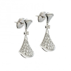 Bvlgari Diva's Dream Diamond 18k White Gold Drop Earrings