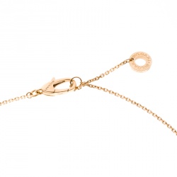 Pre Owned Bvlgari Divas' Dream Diamond Lapis Lazuli 18k Rose Gold Pendant Necklace
