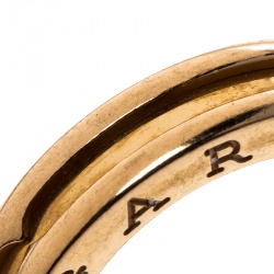 Bvlgari B.Zero1 1-Band 18K Yellow Gold Ring Size 55 