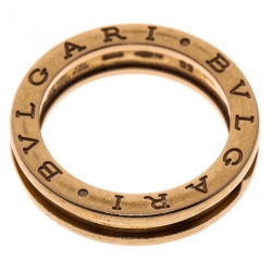 Bvlgari B.Zero1 1-Band 18K Yellow Gold Ring Size 55 