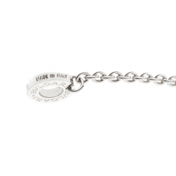 Bvlgari Diamond & 18k White Gold Pendant Necklace