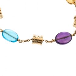 Bvlgari B.Zero1  Multicolored Gemstones Yellow Gold Bracelet