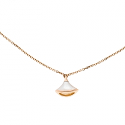 Pre Owned Bvlgari Diva's Dream Mother of Pearl 18k Rose Gold Bracelet