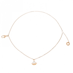 Pre Owned Bvlgari Diva's Dream Mother of Pearl 18k Rose Gold Bracelet