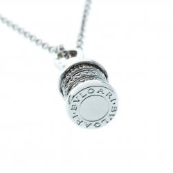 Bvlgari B.Zero1 Diamond 18k White Gold Charm Chain Necklace 