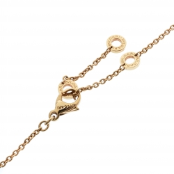 Bvlgari Diamond & 18k Rose Gold Pendant Necklace