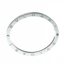 Bvlgari B.Zero1 Stainless Steel & 18K Yellow Gold Oval Bangle Bracelet