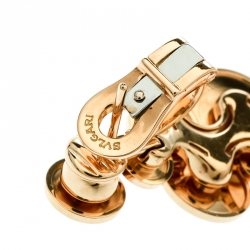 Pre Owned Bvlgari Cicladi 18k Yellow Gold Cluster Disc Drop Earrings