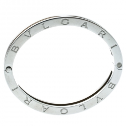 Bvlgari B.Zero1 Stainless Steel & 18K Yellow Gold Oval Bangle Bracelet