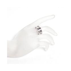 Pre Owned Bvlgari B.Zero1 3-Band 18K White Gold Ring Size 52