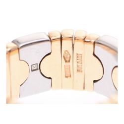Bvlgari Parentesi 18K 2-Tone Ring Size 49