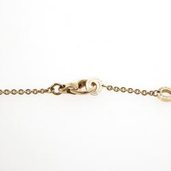 Pre Owned Bvlgari B.Zero1 Pink Gold and White Ceramic Pendant Necklace