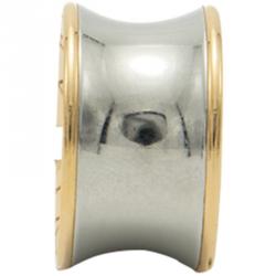 Pre Owned Bvlgari 18K Rose Gold & Steel B.Zero1 Anish Kapoor Ring Size 53