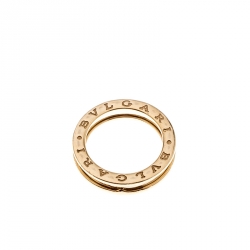 Pre Owned Bvlgari B.Zero1 1-Band 18K Yellow Gold Ring Size 52