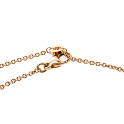 Pre Owned Bvlgari B.Zero1 18k Two Tone Gold Pendant Necklace