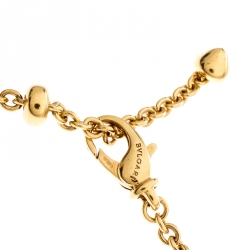 Bvlgari Optical Illusion Mother of Pearl 18k Yellow Gold Pendant Necklace