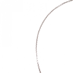 Pre Owned Bvlgari B.Zero 1 18K White Gold Pendant Necklace