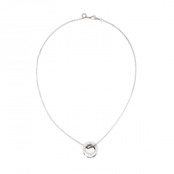 Pre Owned Bvlgari B.Zero 1 18K White Gold Pendant Necklace