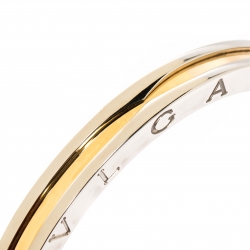 Bvlgari B.Zero1 Steel & 18k Yellow Gold Bracelet 